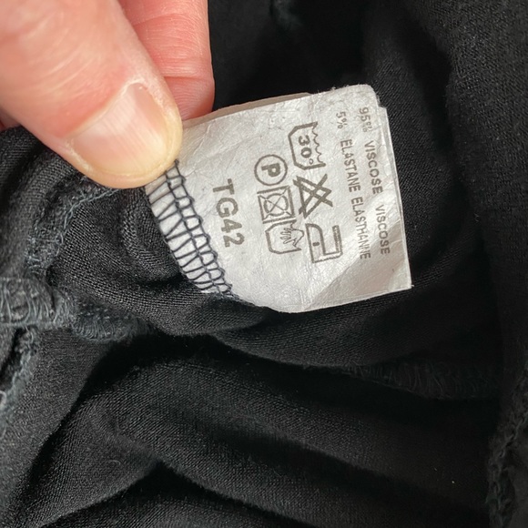 La Fée Maraboutee Black Silk Ruffle Dress - Picture 9 of 10